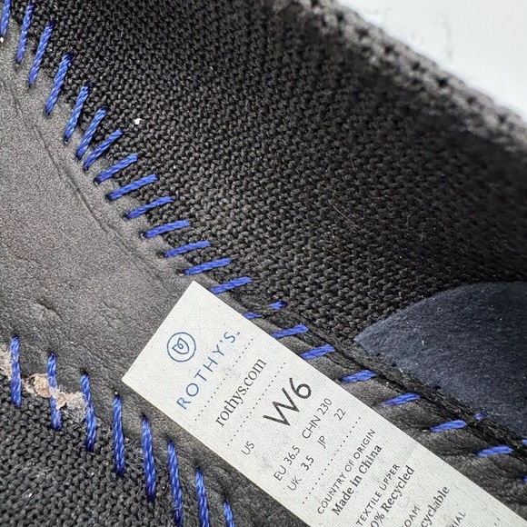 Rothy’s The Point Black Size 6 Women’s Flats - Picture 2 of 9